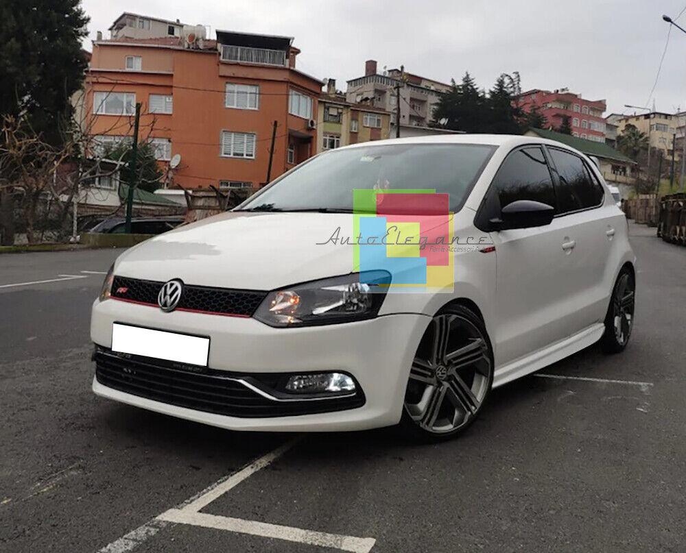 VW POLO 6R 6C 09-17 SPOILER MINIGONNE LATERALI ABS LOOK SPORTIVO ABS