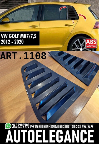 WINDOW FLAPS SUITABLE FOR VW GOLF 7 7.5 2012-2020 SPORT LOOK 1108