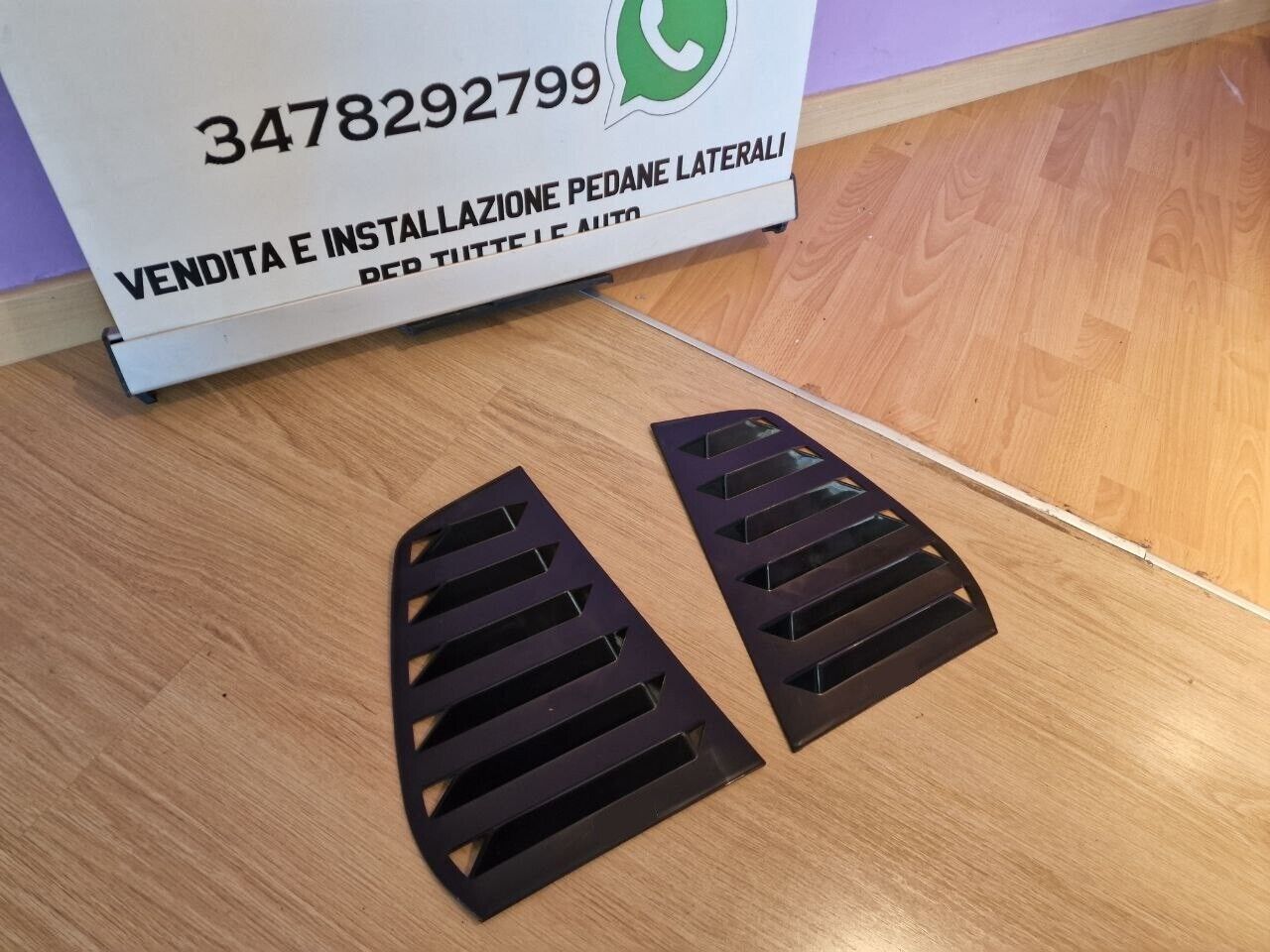 FLAPS FINESTRINI ADATTI PER VW GOLF 7 7.5 2012-2020  LOOK SPORTIVO 1109