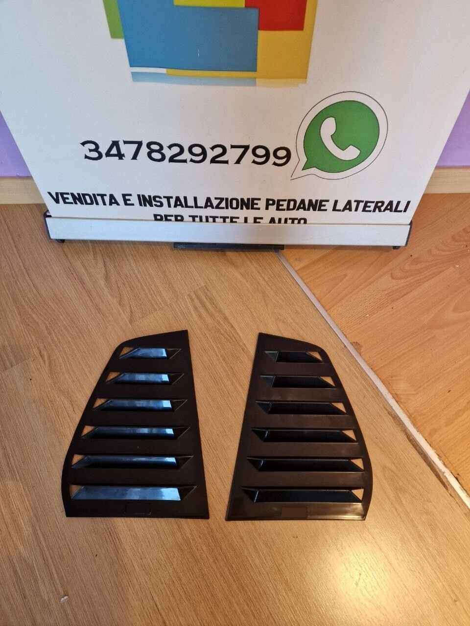 FLAPS FINESTRINI ADATTI PER VW GOLF 7 7.5 2012-2020  LOOK SPORTIVO 1109