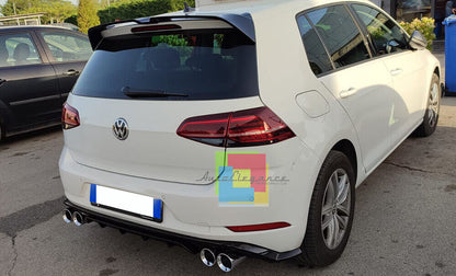 💎SPOILER TETTO ADATTO PER VW GOLF 7 VII 2012-2019 LOOK RLINE NERO LUCIDO ABS💎