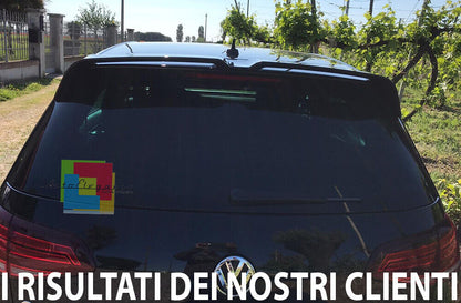 💎SPOILER TETTO ADATTO PER VW GOLF 7 VII 2012-2019 LOOK RLINE NERO LUCIDO ABS💎