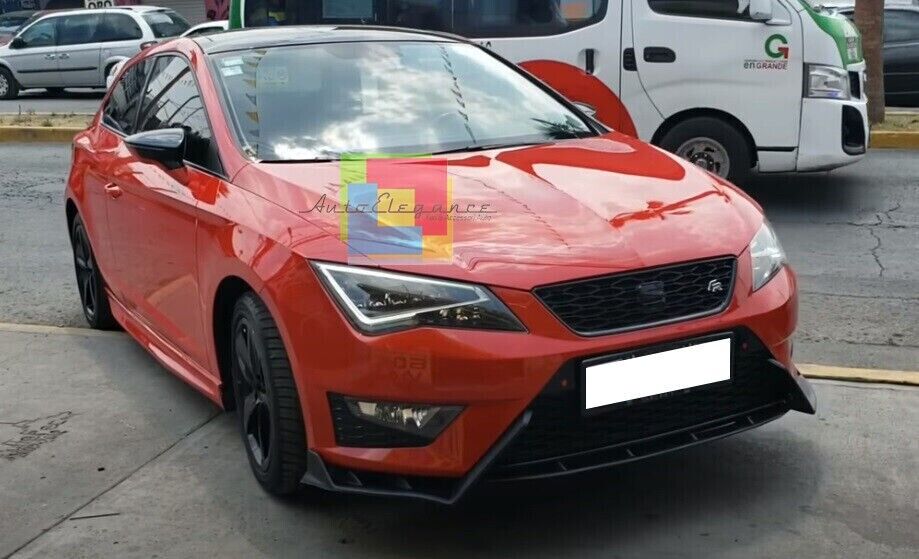 SPLITTER ADATTO PER SEAT LEON 5F FL 2017-2020 FR LOOK NERO LUCID DESIGN SPORTIVO