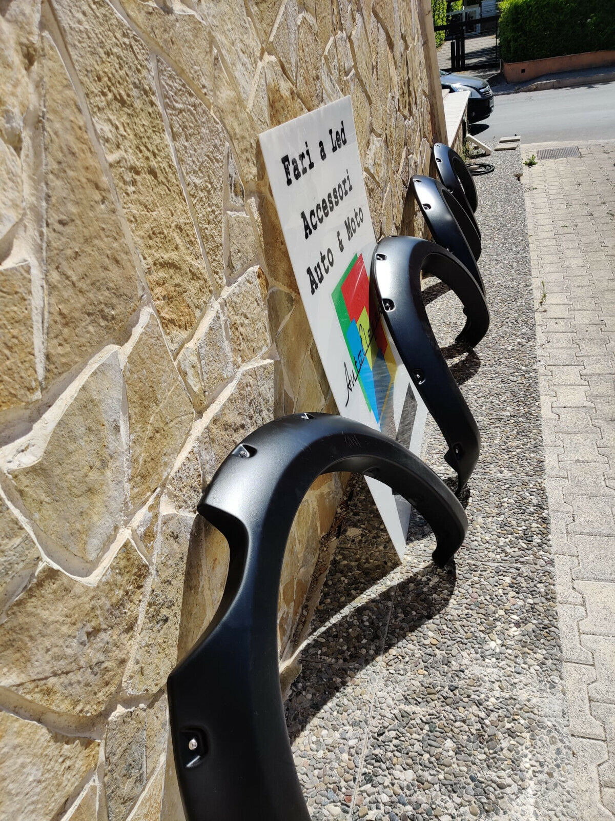 FENDER EXTENSIONS FOR FORD RANGER T6 T7 T8 2012-2020 SPORTY LOOK - ABS TOP 