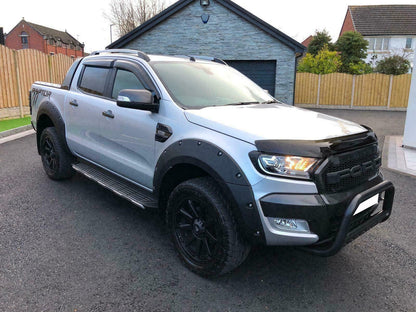 PARAFANGHI ALLARGATI PER FORD RANGER T6 T7 T8 LOOK SPORTIVO IN ABS TOP QUALITA