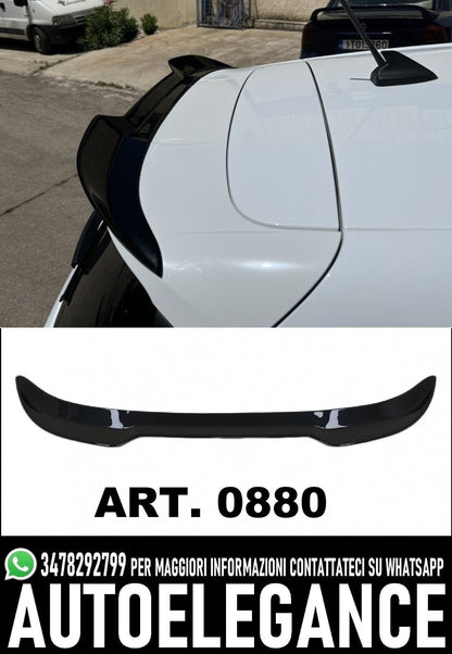 ALA AGGIUNTIVA SPOILER PER FORD FIESTA MK8 VIII ST ST-LINE 2017-2021 NERO LUCIDO