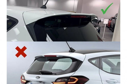 ALA AGGIUNTIVA SPOILER PER FORD FIESTA MK8 VIII ST ST-LINE 2017-2021 NERO LUCIDO