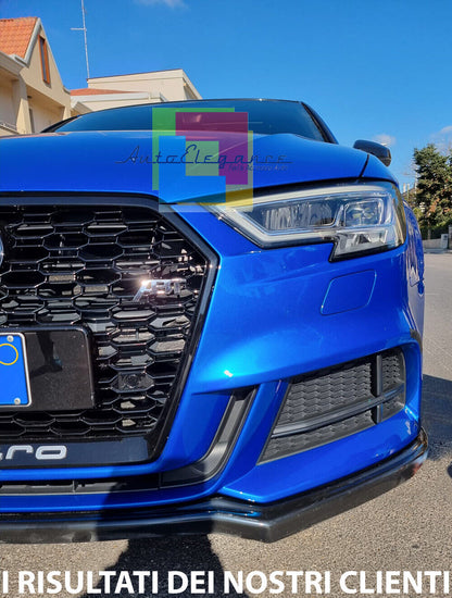 SOTTO PARAURTI ANTERIORE AUDI A3 8V 2016-2019 SPLITTER ABS PARAURTI SLINE