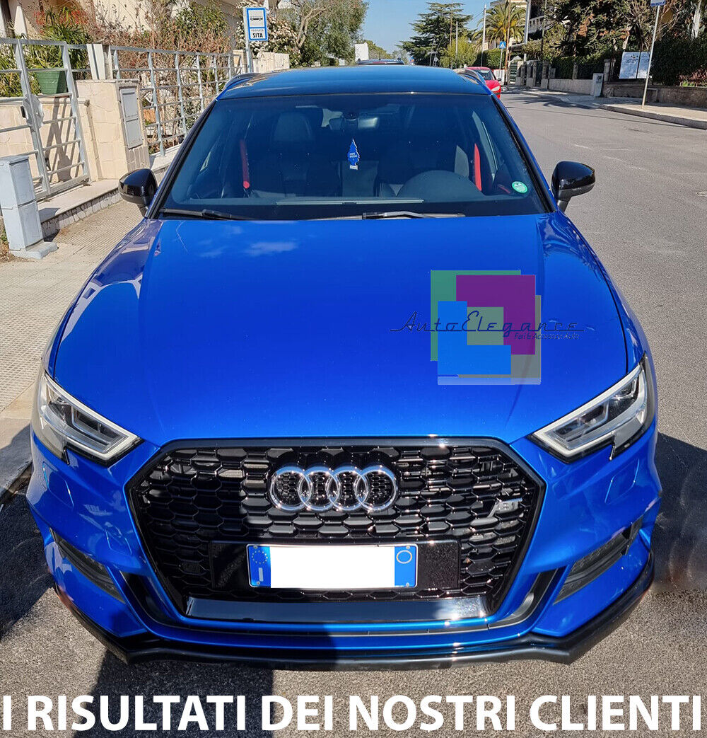 SOTTO PARAURTI ANTERIORE AUDI A3 8V 2016-2019 SPLITTER ABS PARAURTI SLINE