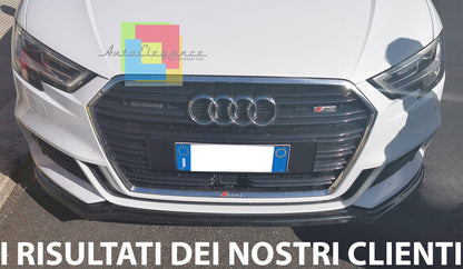 SOTTO PARAURTI ANTERIORE AUDI A3 8V 2016-2019 SPLITTER ABS PARAURTI SLINE