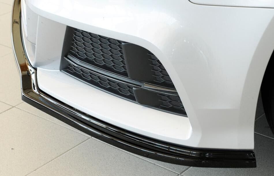 SPLITTER ADATTO PER AUDI A3 8V 2016-2019 LIFT S3 SLINE NERO LUCIDO (LISCIO)