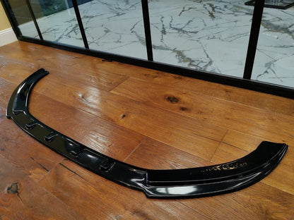 SPLITTER ADATTO PER AUDI A3 8V 2012-2016 S3 SLINE LOOK NERO LUCIDO