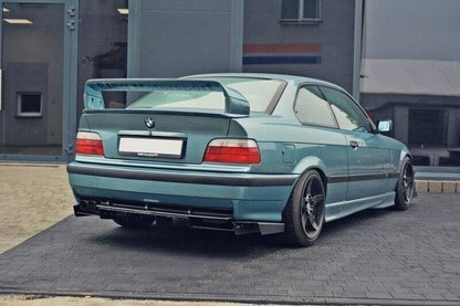 ✨SPOILER ADATTO PER BMW SERIE 3 E36 LOOK M3 GT DESIGN NERO LUCIDO✨