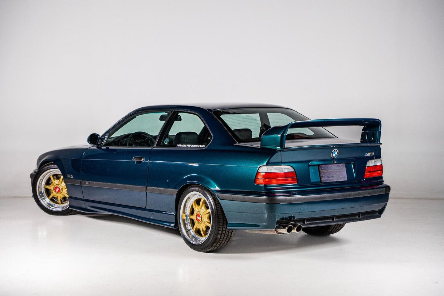 ✨SPOILER ADATTO PER BMW SERIE 3 E36 LOOK M3 GT DESIGN NERO LUCIDO✨