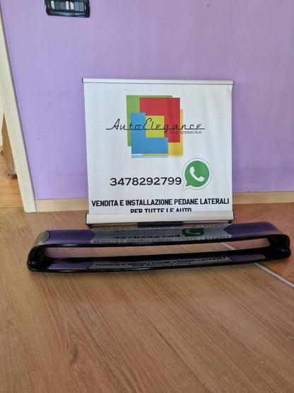 SPOILER M3 POSTERIORE COFANO BMW SERIE 3 E36 BERLINA COUPE NERO LUCIDO