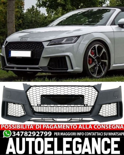PARAURTI ANTERIORE ADATTO PER AUDI RSTT 8S 2014+ LOOK RS DESIGN SPORTIVO