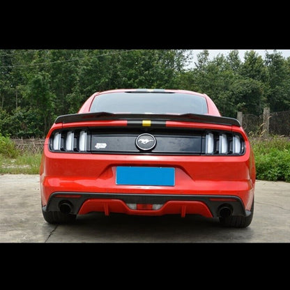 SPOILER ADATTO PER FORD MUSTANG COUPE 2014-2020 LOOK PERFORMANCE NERO LUCIDO