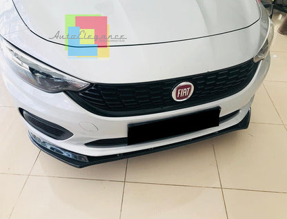 LAMA SPOILER SOTTO PARAURTI ANTERIORE FIAT TIPO ABS NERO LUCIDO SPLITTER LABBRO.