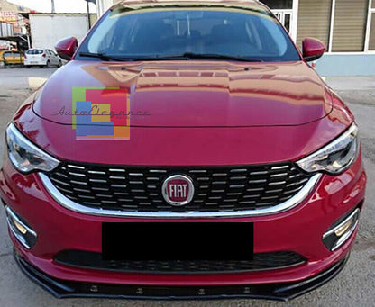 LAMA SPOILER SOTTO PARAURTI ANTERIORE FIAT TIPO ABS NERO LUCIDO SPLITTER LABBRO.
