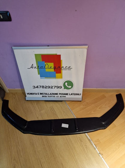 SPLITTER ANTERIORE PER AUDI TT FV MK3 2015+ ADATTO A PARAURTI RS NERO LUCIDO ABS