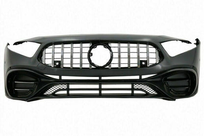 BUMPER SUITABLE FOR MERCEDES-BENZ A CLASS W177 AMG LOOK A45S + CHROME GRILLE 360 camera
