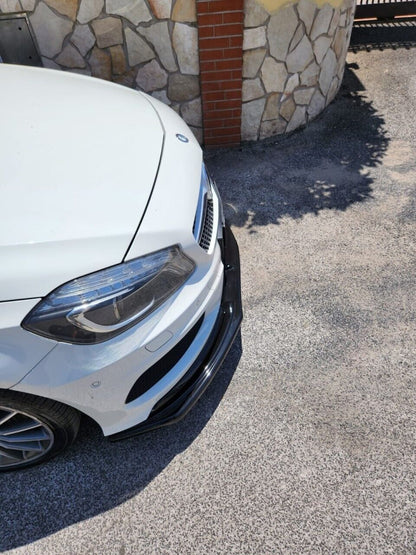 SPLITTER ADATTO PER MERCEDES W176 12-15 AMG A45 NERO LUCIDO