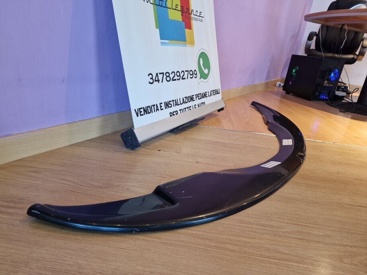 SPLITTER SUITABLE FOR BMW 3 SERIES E92 E93 M3 2006-2010 GLOSS BLACK LOOK
