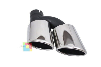 TERMINALI DI SCARICO ADATTO PER AUDI AUDI A6 4G C7 2010-2014 ACCIAIO LOOK S6