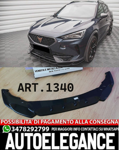 SPLITTER SOTTO PARAURTI ANTERIORE ADATTO PER CUPRA LEON 2020+ FORMENTOR