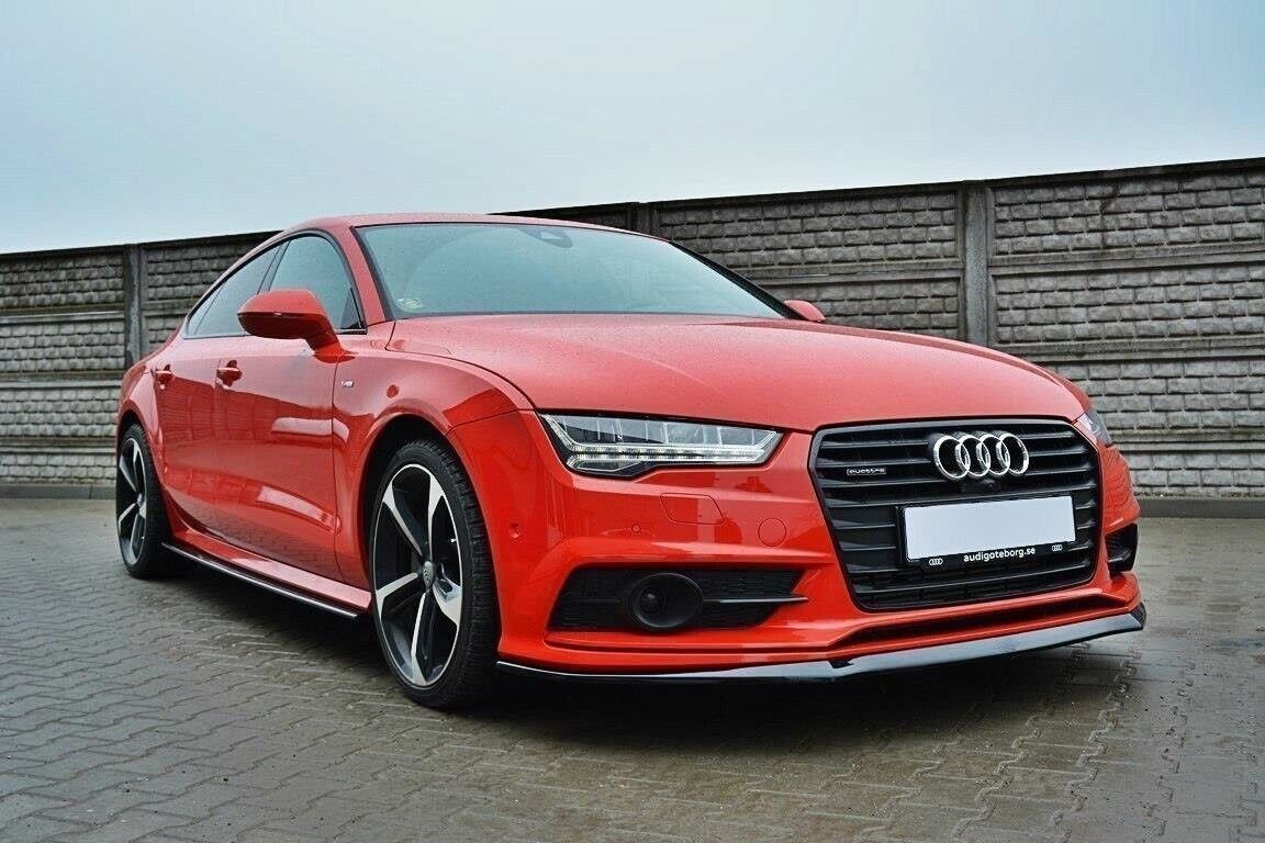 Splitter adatto per Audi S7 / A7 S-Line C7 FL 2014-2017 Front Splitter