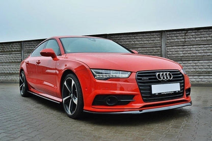 Splitter adatto per Audi S7 / A7 S-Line C7 FL 2014-2017 Front Splitter