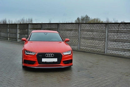 Splitter adatto per Audi S7 / A7 S-Line C7 FL 2014-2017 Front Splitter