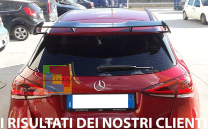 SPOILER TETTO PER MERCEDES CLASSE A W177 LOOK AMG ABS NERO