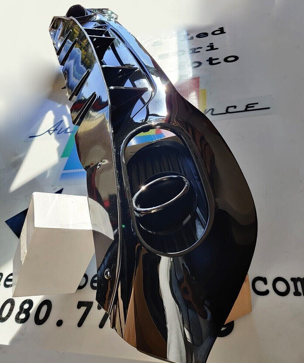 DIFFUSER SUITABLE FOR MERCEDES A CLASS W177 AMG + BLACK TERMINALS A35 LOOK