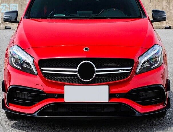 ⭐MERCEDES CLASSE A W176 2015-2018 LIFT SPLITTER PER PARAURTI ANTERIORE AMG A45✅
