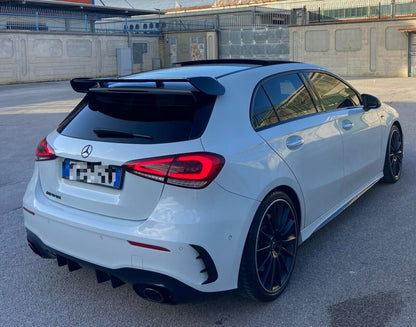AMG LOOK AERO FLAPS NERO posteriore adatto per Mercedes Classe A W177