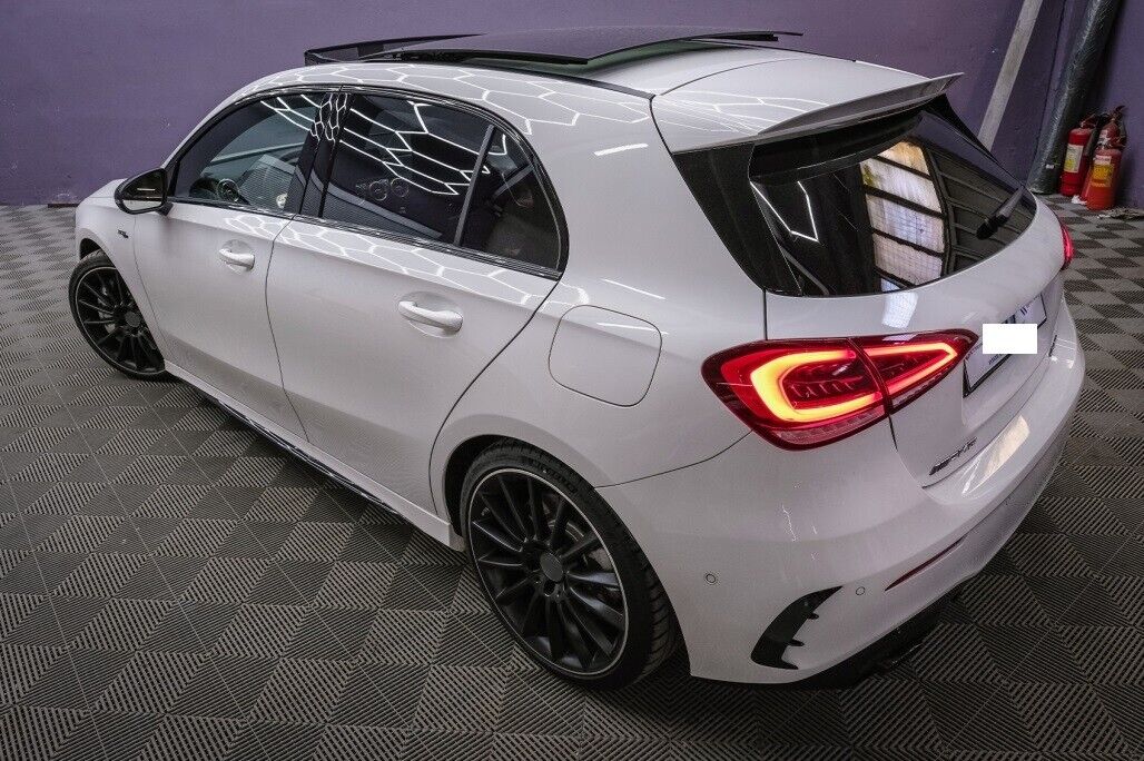 SPOILER ALA ADATTA PER MERCEDES CLASSE A W177 LOOK A35 NERO LUCIDO