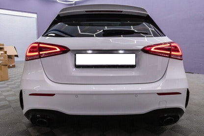 SPOILER ALA ADATTA PER MERCEDES CLASSE A W177 LOOK A35 NERO LUCIDO