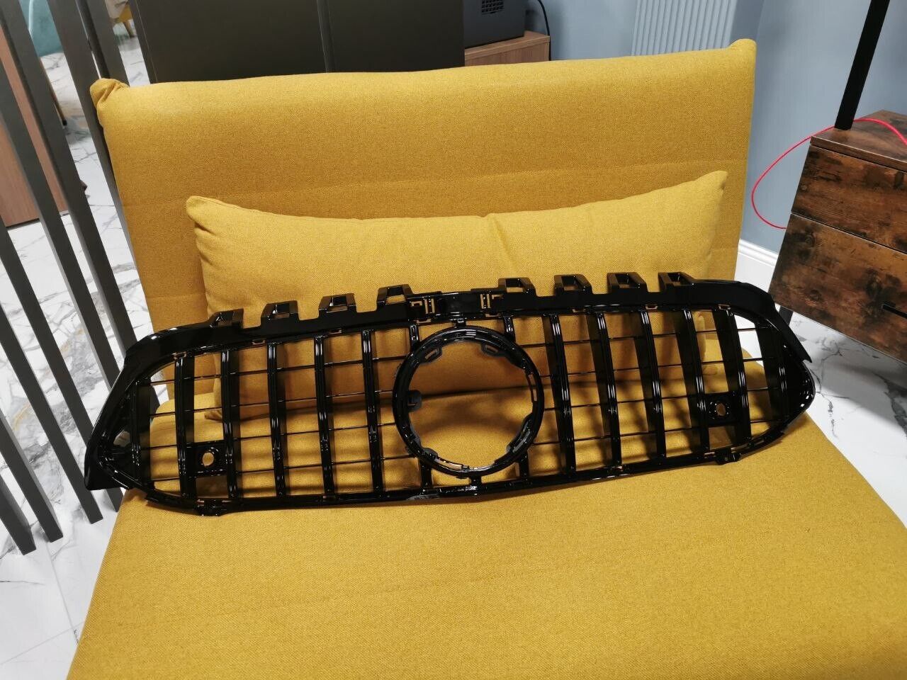 GRILLE SUITABLE FOR MERCEDES-BENZ A-CLASS W177 GT LOOK BLACK WITHOUT CHAMBER