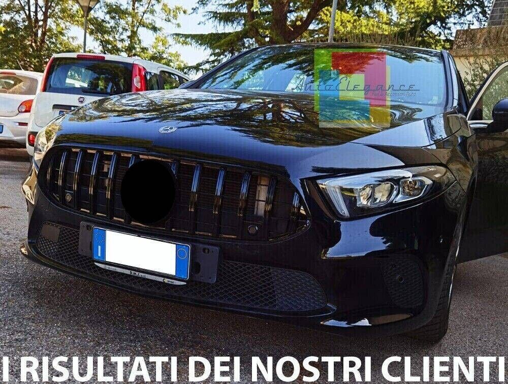 GRILLE SUITABLE FOR MERCEDES-BENZ A-CLASS W177 GT LOOK BLACK WITHOUT CHAMBER