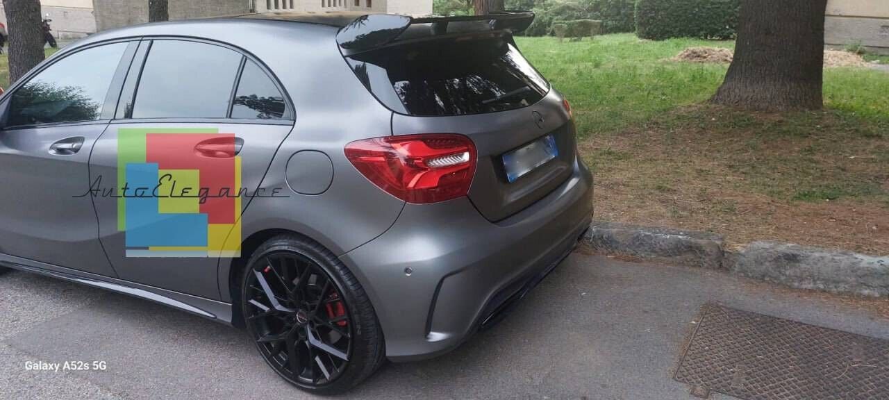 ROOF SPOILER SUITABLE FOR MERCEDES A CLASS W176 A45 GLOSSY BLACK