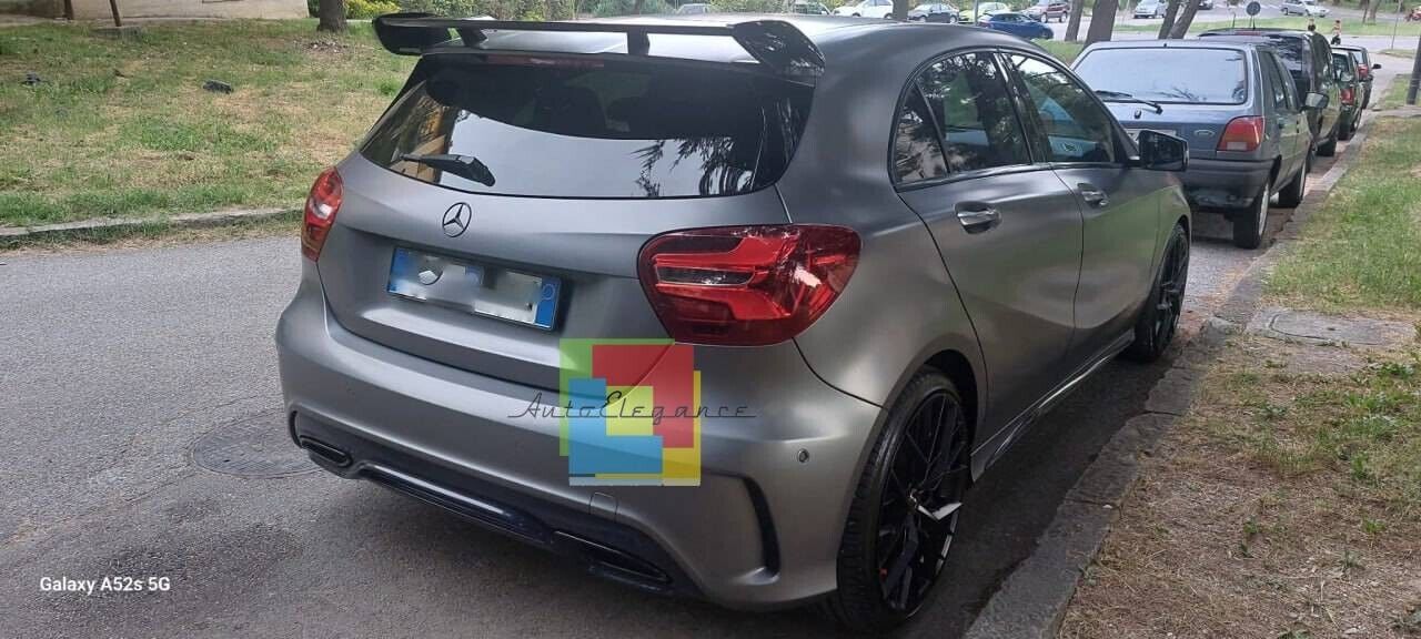 ROOF SPOILER SUITABLE FOR MERCEDES A CLASS W176 A45 GLOSSY BLACK