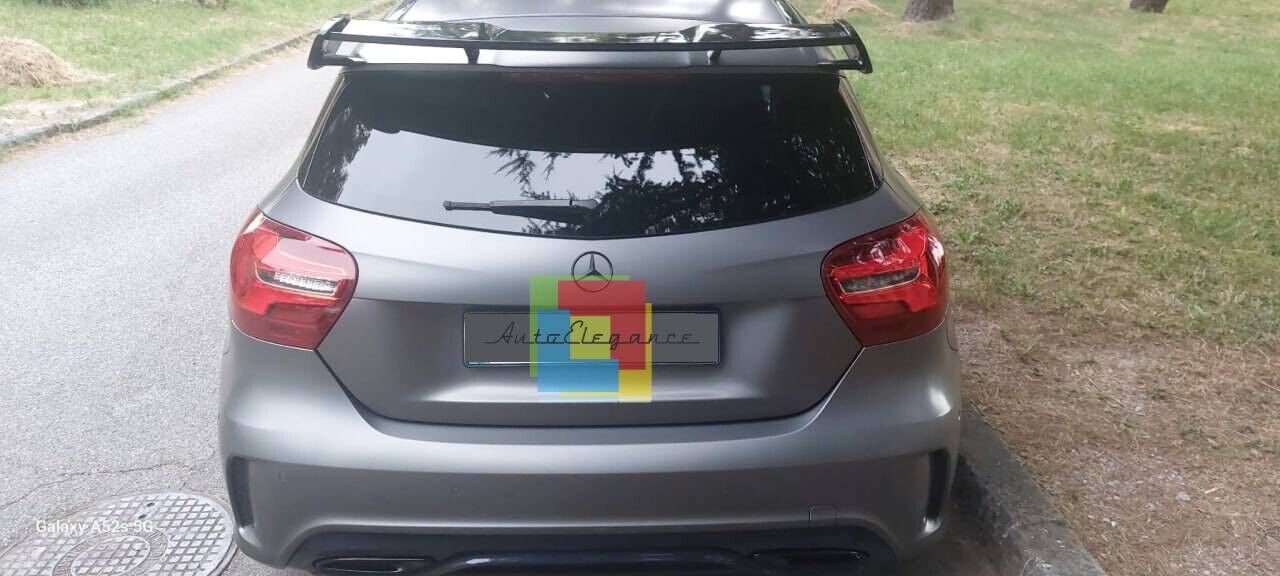 ROOF SPOILER SUITABLE FOR MERCEDES A CLASS W176 A45 GLOSSY BLACK