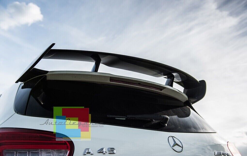 ROOF SPOILER SUITABLE FOR MERCEDES A CLASS W176 A45 GLOSSY BLACK