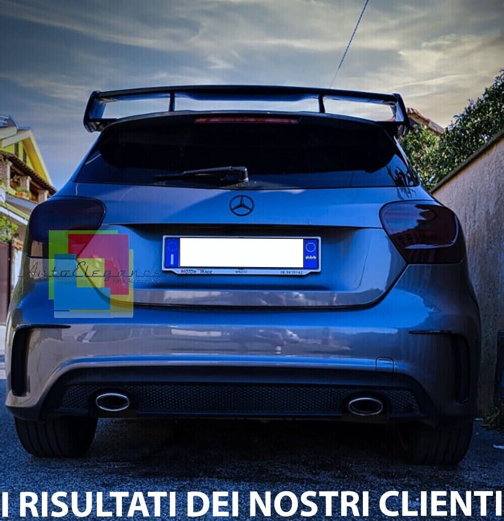ROOF SPOILER SUITABLE FOR MERCEDES A CLASS W176 A45 GLOSSY BLACK