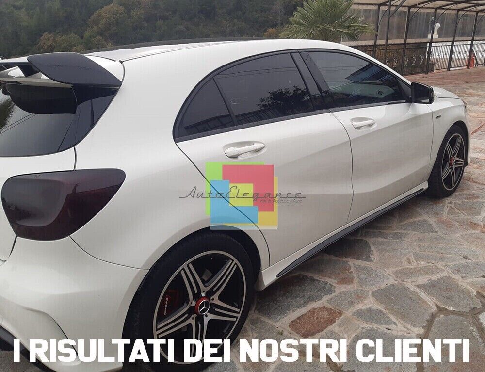 ROOF SPOILER SUITABLE FOR MERCEDES A CLASS W176 A45 GLOSSY BLACK