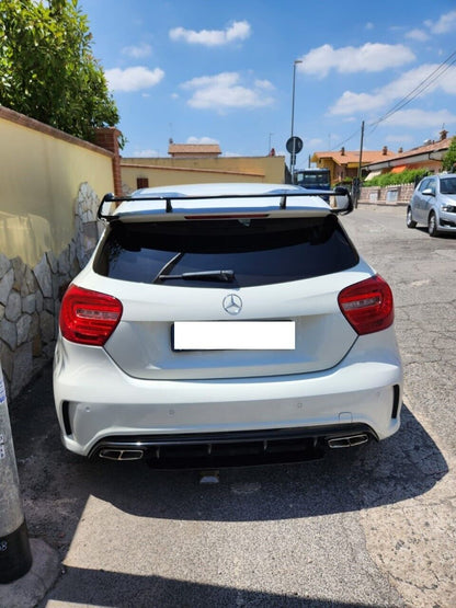 ROOF SPOILER SUITABLE FOR MERCEDES A CLASS W176 A45 GLOSSY BLACK