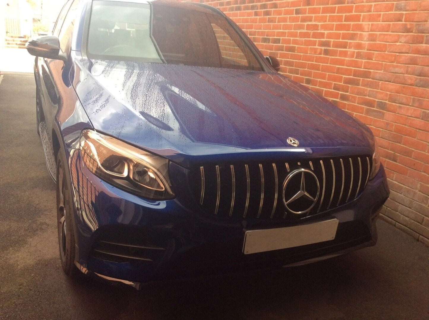 PEDANE LATERALI SOTTOPORTA PER MERCEDES GLC X253 C253 COUPE SUV NERO AMG black 0