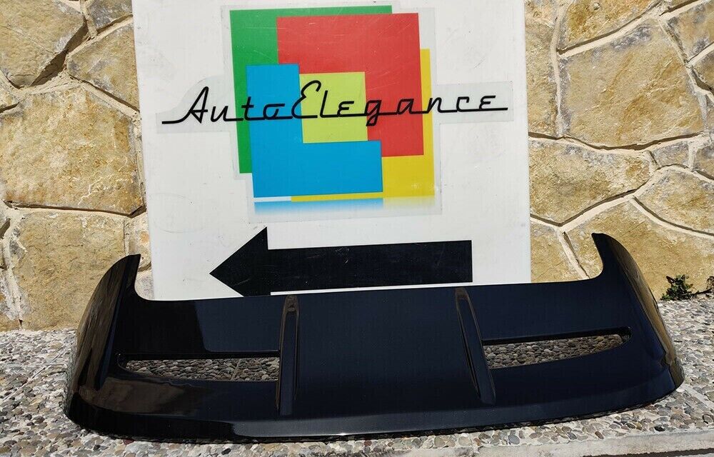 SPOILER TETTO ADATTO PER FORD FIESTA MK7 2008-2017 LOOK ST NERO LUCIDO + 3° STOP