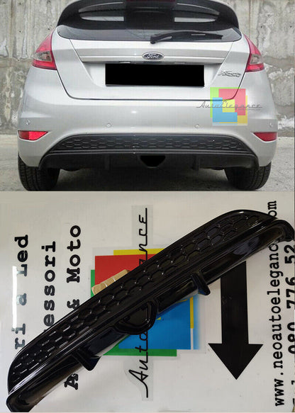 UNDER BUMPER ST LOOK FOR FORD FIESTA MK7 2008-2017 ABS / PLASTIC DIFFUSER 